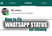 How to Fix WhatsApp Status Not Showing?