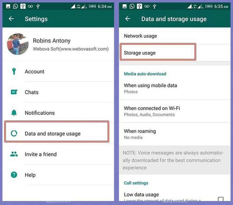 How to change WhatsApp storage to an SD card?
