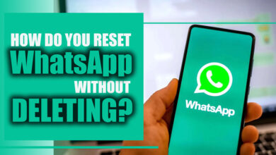How do You Reset WhatsApp without Deleting It?