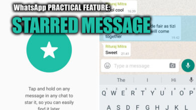 A WhatsApp practical feature How to create Starred a message
