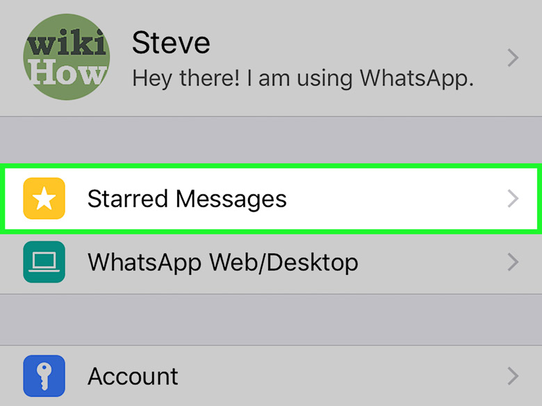 A WhatsApp practical feature How to create Starred a message
