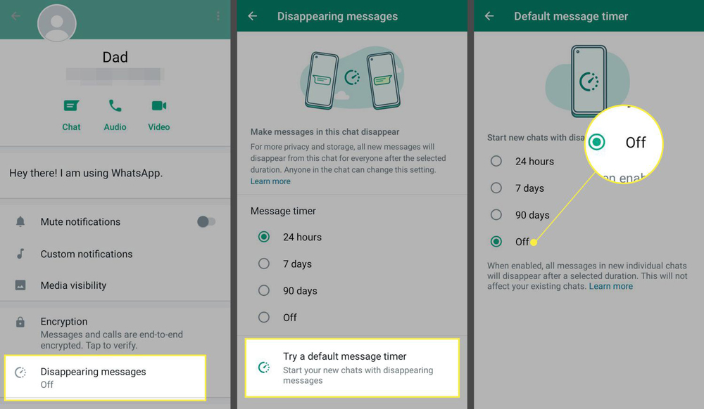 WhatsApp disappearing messages; (All applications & tips that you should know)
