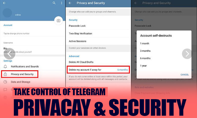 Take Control of Privacy & Security on Telegram