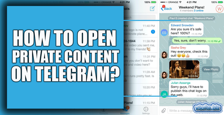 How to Open Private Content on Telegram?