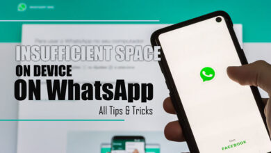 Insufficient Space on Device on WhatsApp (All Tips & Tricks)