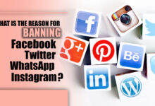 What is the reason for banning Facebook, Twitter, WhatsApp & Instagram?